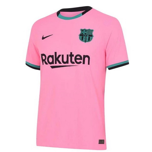 Camiseta Barcelona Replica Tercera Ropa 2020/21 Rosa